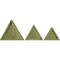 Ekena Millwork Triangle, Closed Back, Vintage Farmhouse Shadow Box Shelves, Barnwood Decor Collection, PK3 DECR15SBTRCBGR - alternate 5